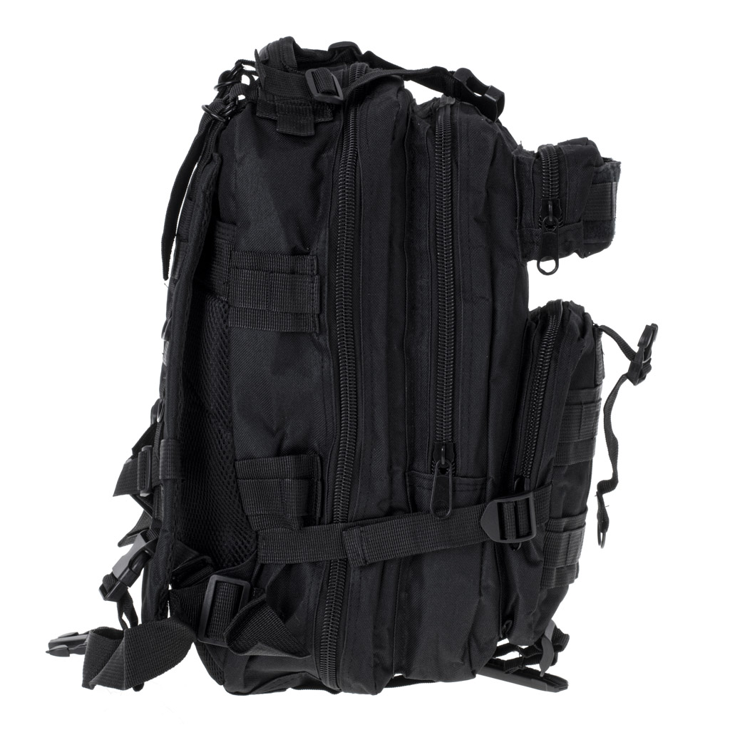 Rucsac Tactic Militar, culoare NEGRU, capacitate 25l - imagine 6