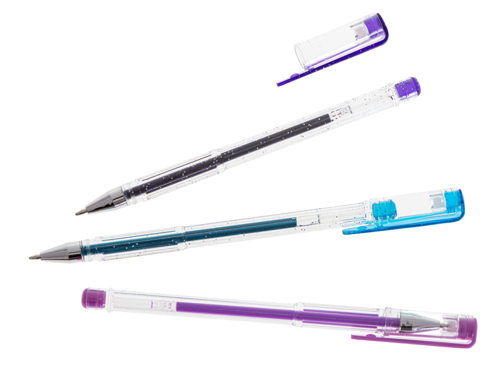 Set 25 piese, Pixuri cu gel multicolor cu sclipici (glitter) - imagine 4