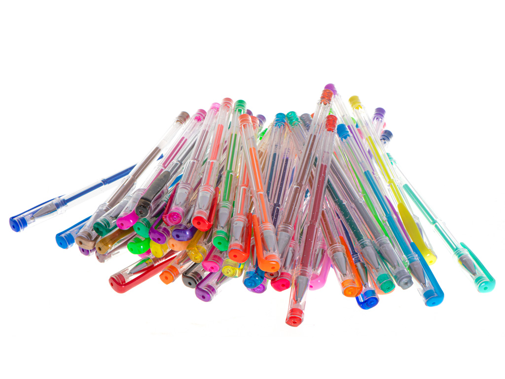 Set 50 piese, Pixuri cu gel multicolor cu sclipici (glitter) - imagine 4