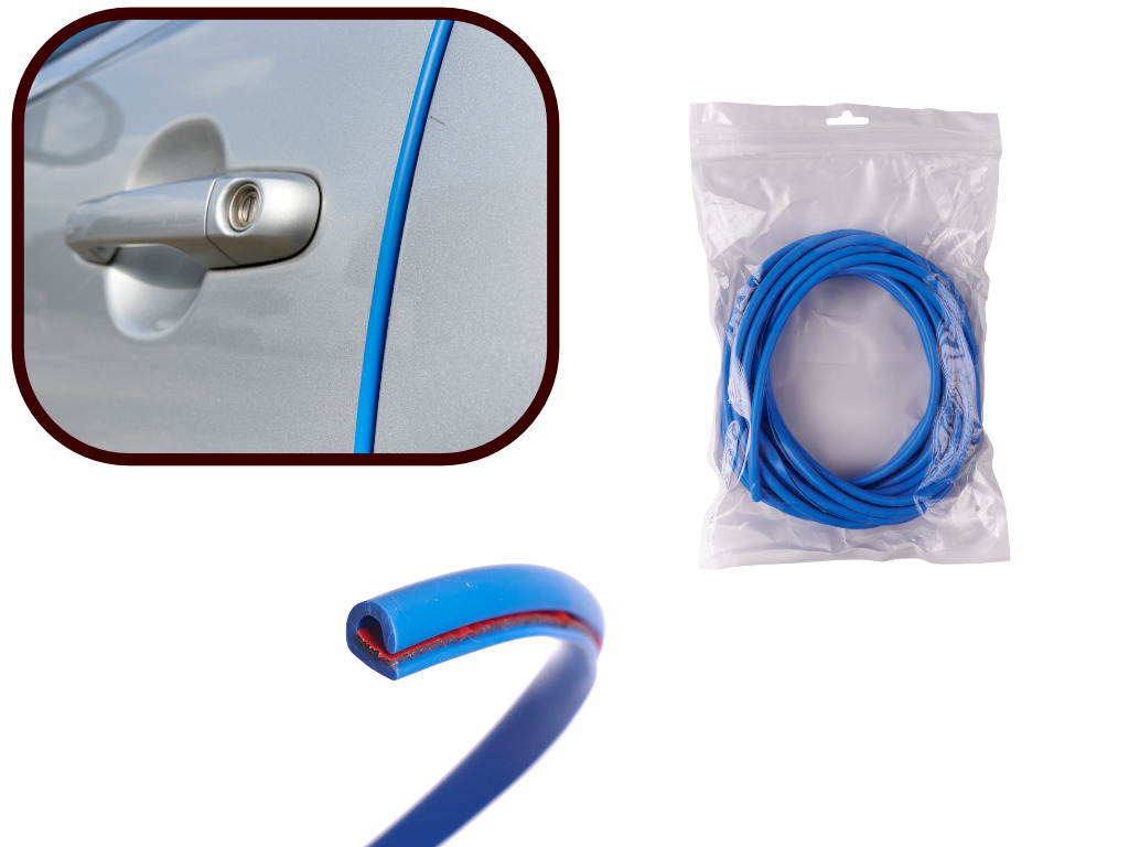 Banda de protectie muchii caroserie, culoare Albastru, lungime 5m - imagine 5