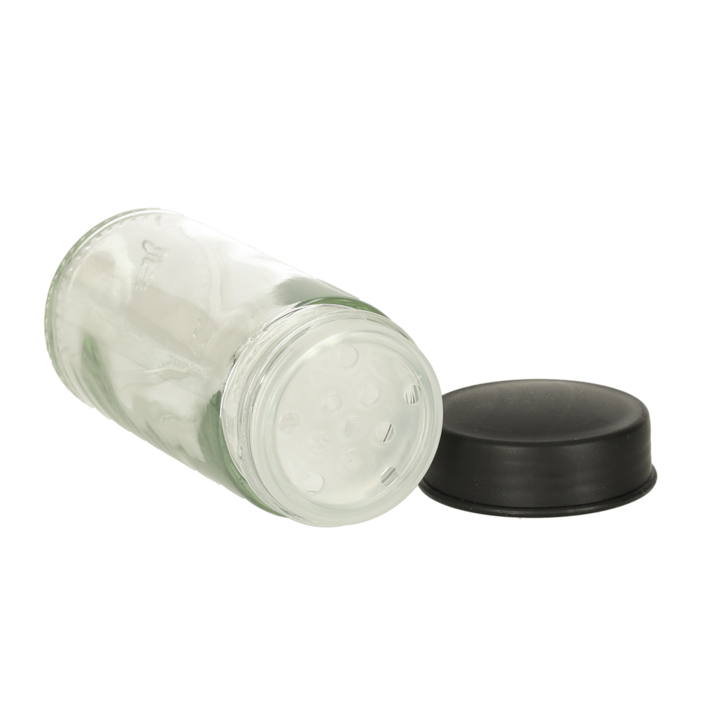 Organizator de condimente cu 18 containere cu suport rotativ pentru bucatarie, culoare neagra - imagine 4