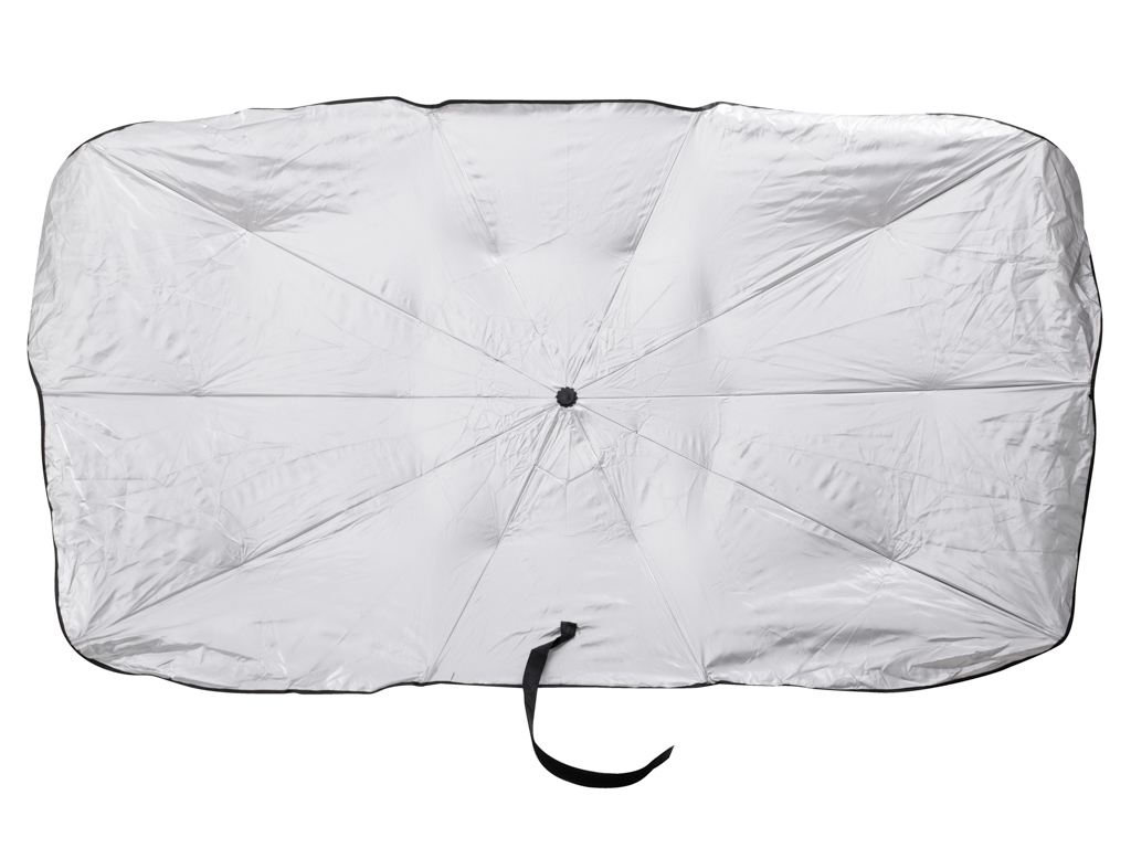 Parasolar Auto tip umbrela pentru parbriz, dimensiune 65 x 110 cm, culoare neagra - imagine 3