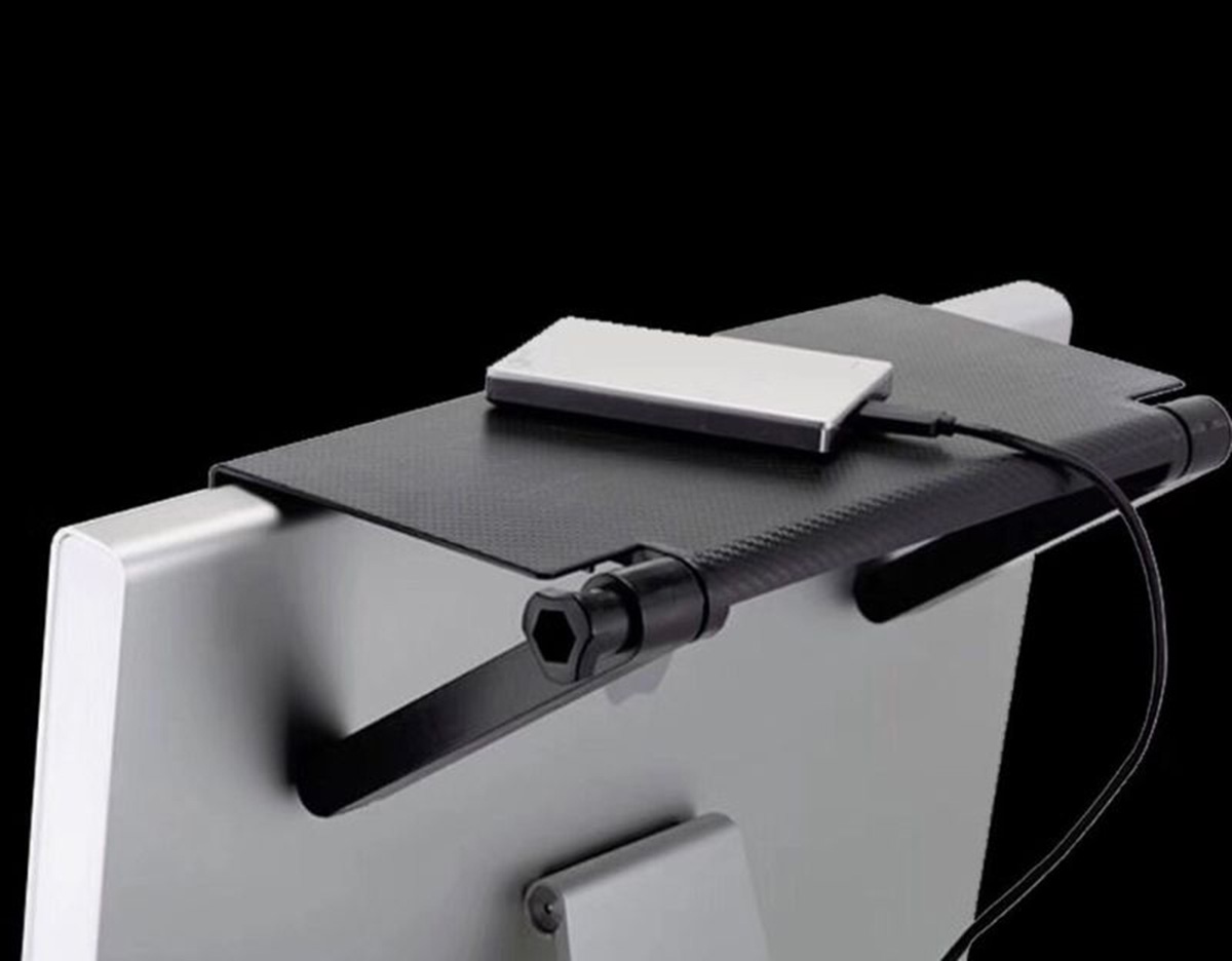 Etajera TV / Monitor din ABS, reglabila, dimensiune 33 x 16.5 cm - imagine 5