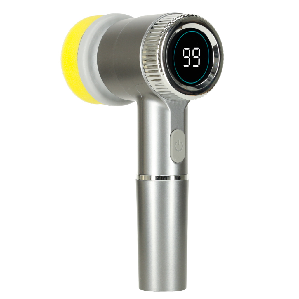 Perie electrica "5-in-1" cu 5 accesorii de curatare pentru baie, podea, rosturi faianta, piscina, cu afisaj cu LED si incarcare USB - imagine 16