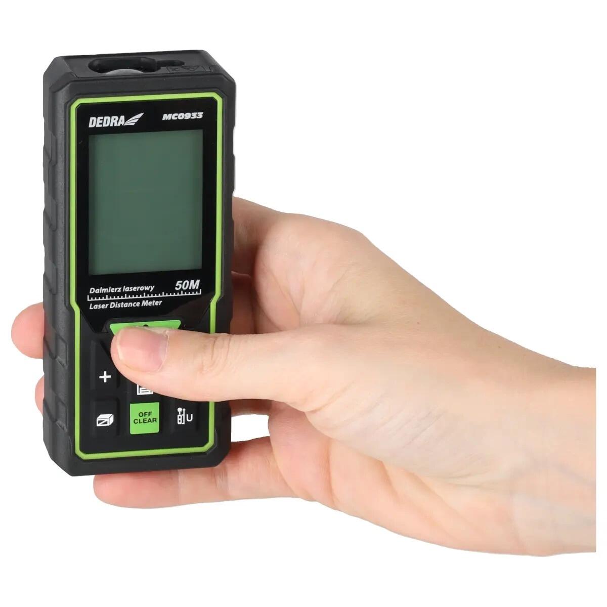 Telemetru cu laser, 50 m, Dedra - imagine 10