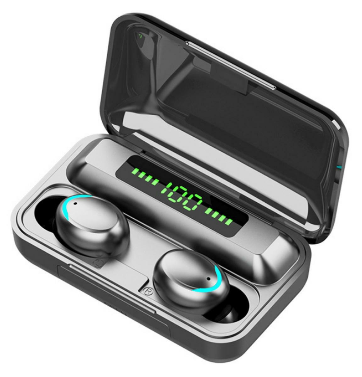 Casti fara fir TWS Ear Drops F9 cu statie de andocare/incarcare - imagine 2
