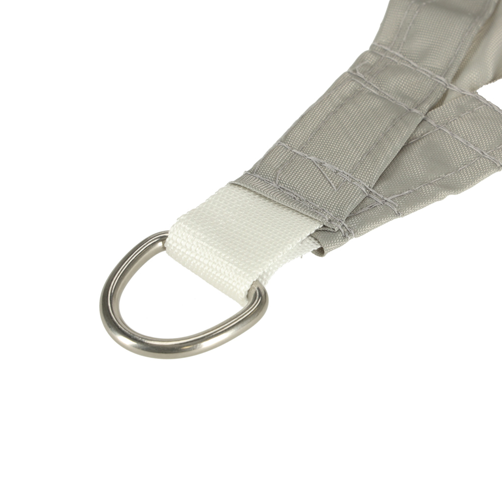 Umbrar de gradina triunghiular, impermeabil, culoare Gri, dimensiune 3 x 3 x 3 m - imagine 6