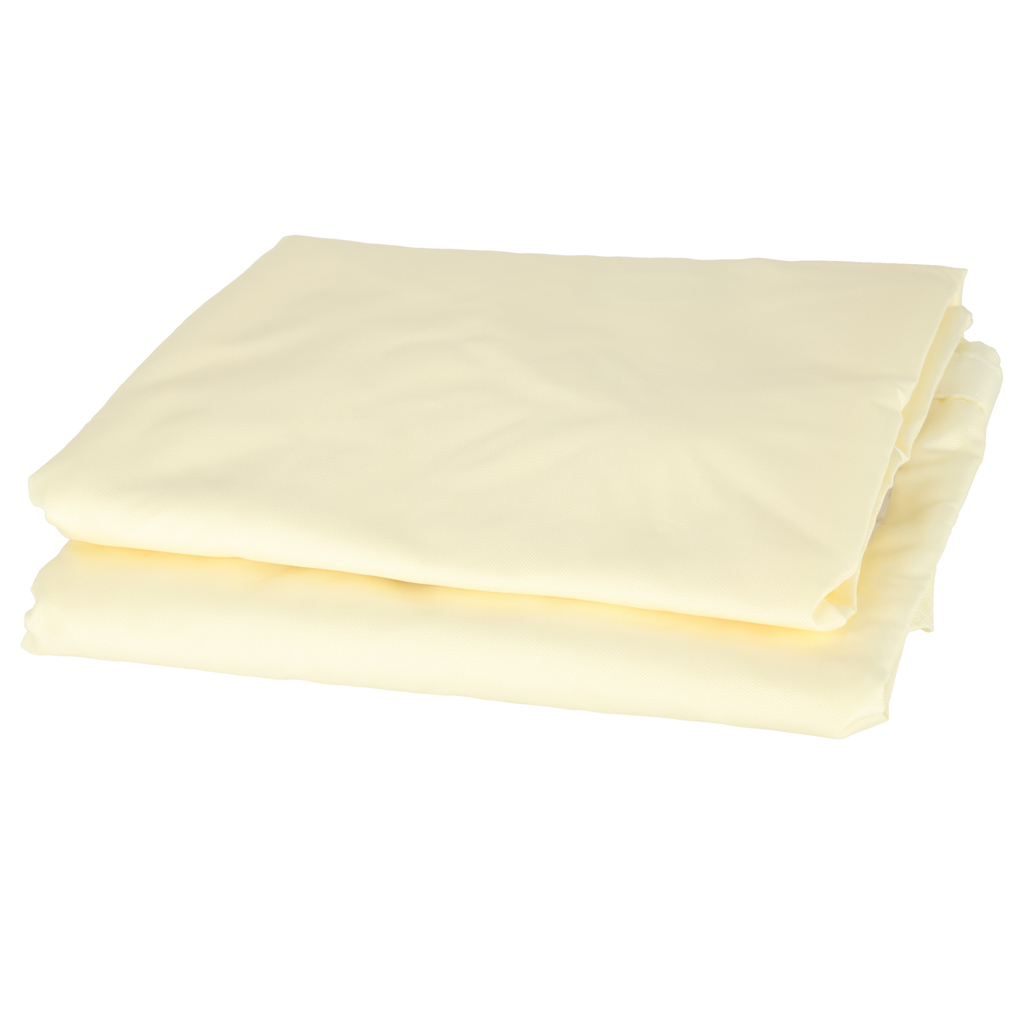 Umbrar de gradina triunghiular, impermeabil, culoare Bej, dimensiune 4 x 4 x 4 m - imagine 5