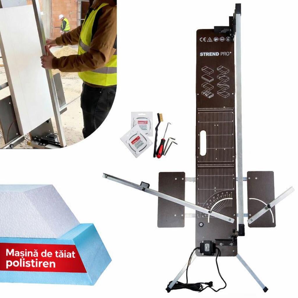 Aparat electric taiat polistiren, 200 W, 170x30 cm, Strend Pro - imagine 6