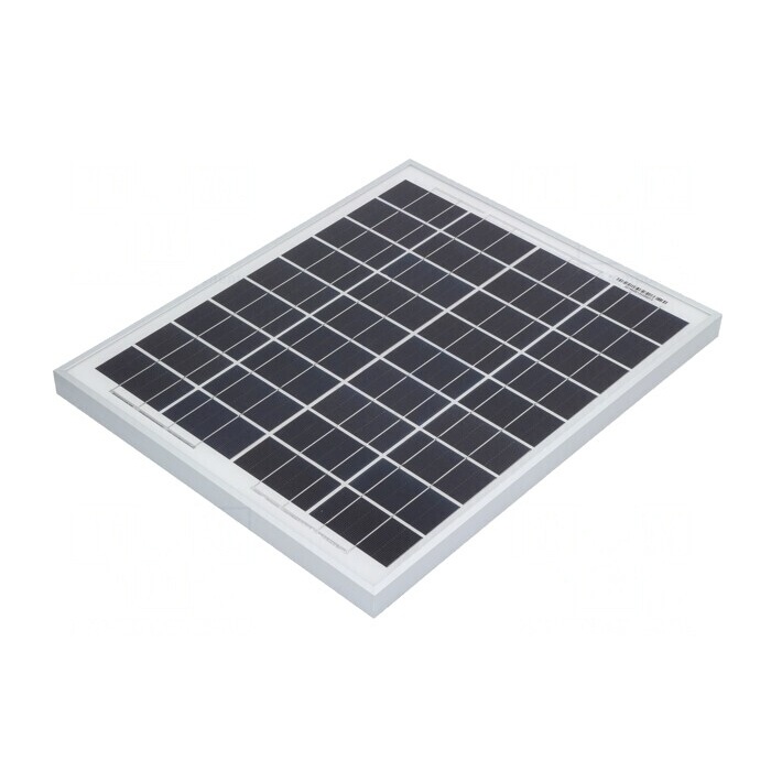 Panou Fotovoltaic Policristalin, putere 20W, dimensiune 435 x 356 x 25mm