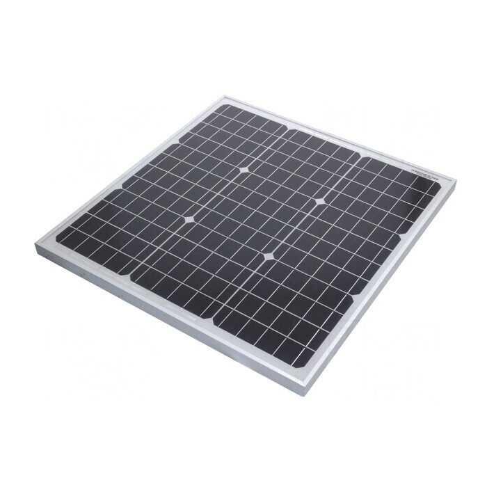 Panou Fotovoltaic Monocristalin, putere 40W, dimensiune 540 x 510 x 25mm