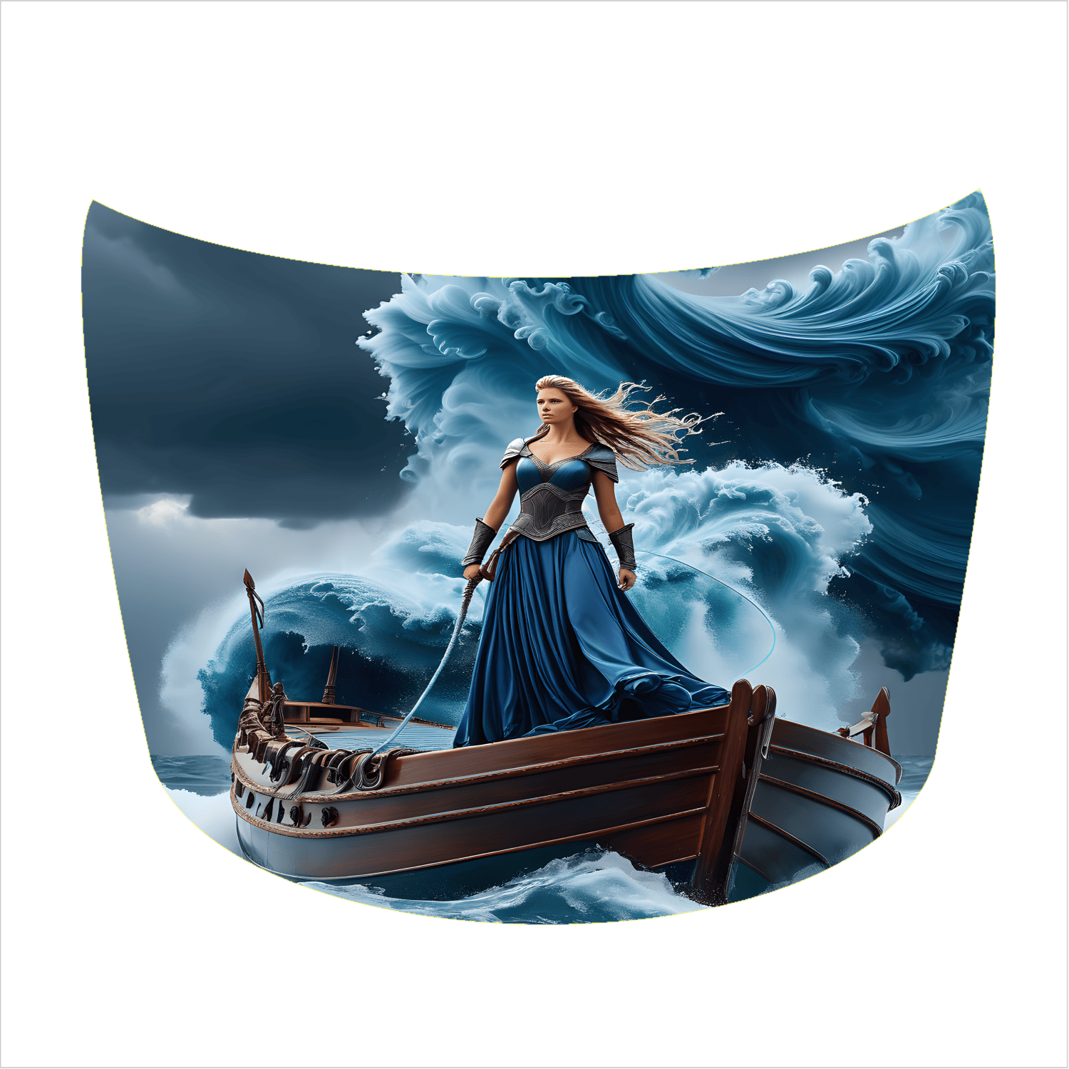 Folie Capota Auto "Hood Art" rezistenta la exterior, marime M (165 x 120cm) - Cod: AVX-CAPOTA-013M - imagine 3