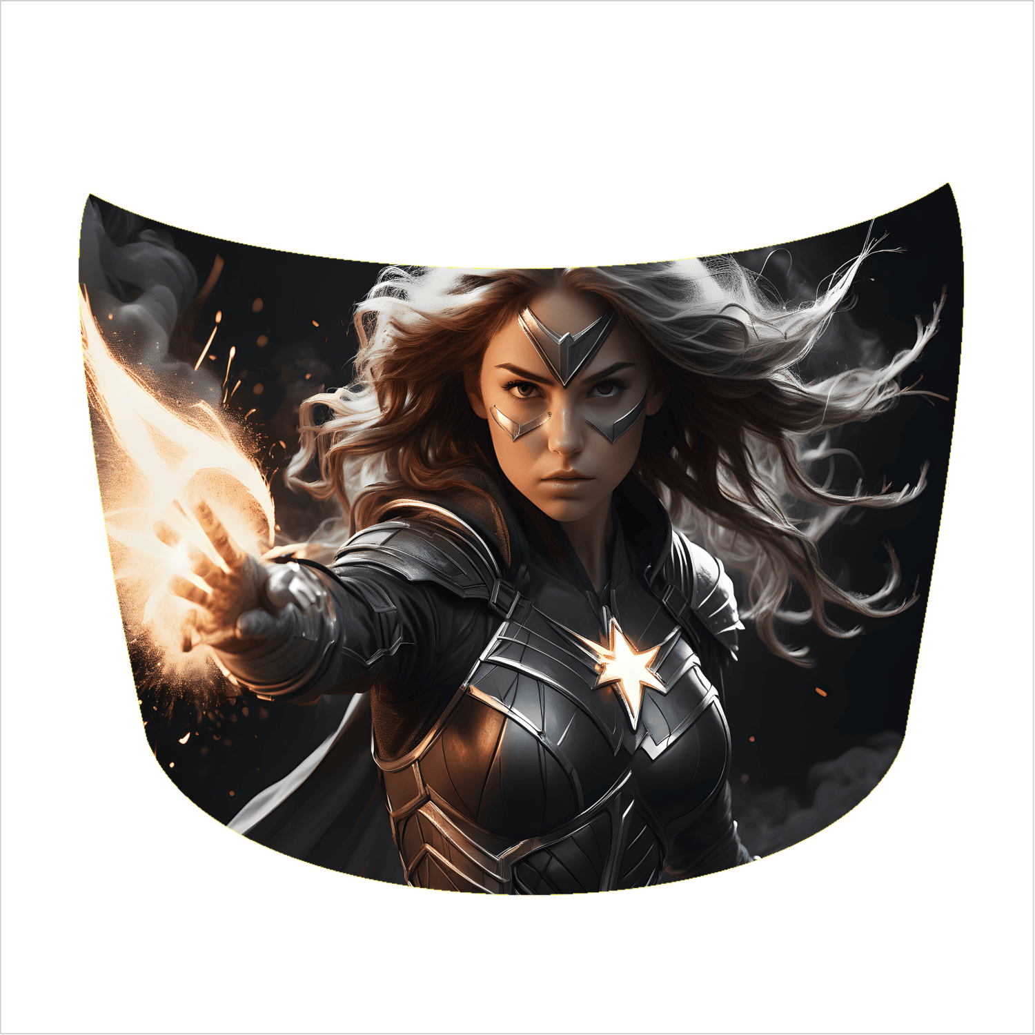 Folie Capota Auto "Hood Art" rezistenta la exterior, marime L (180 x 130cm) - Cod: AVX-CAPOTA-016L - imagine 3