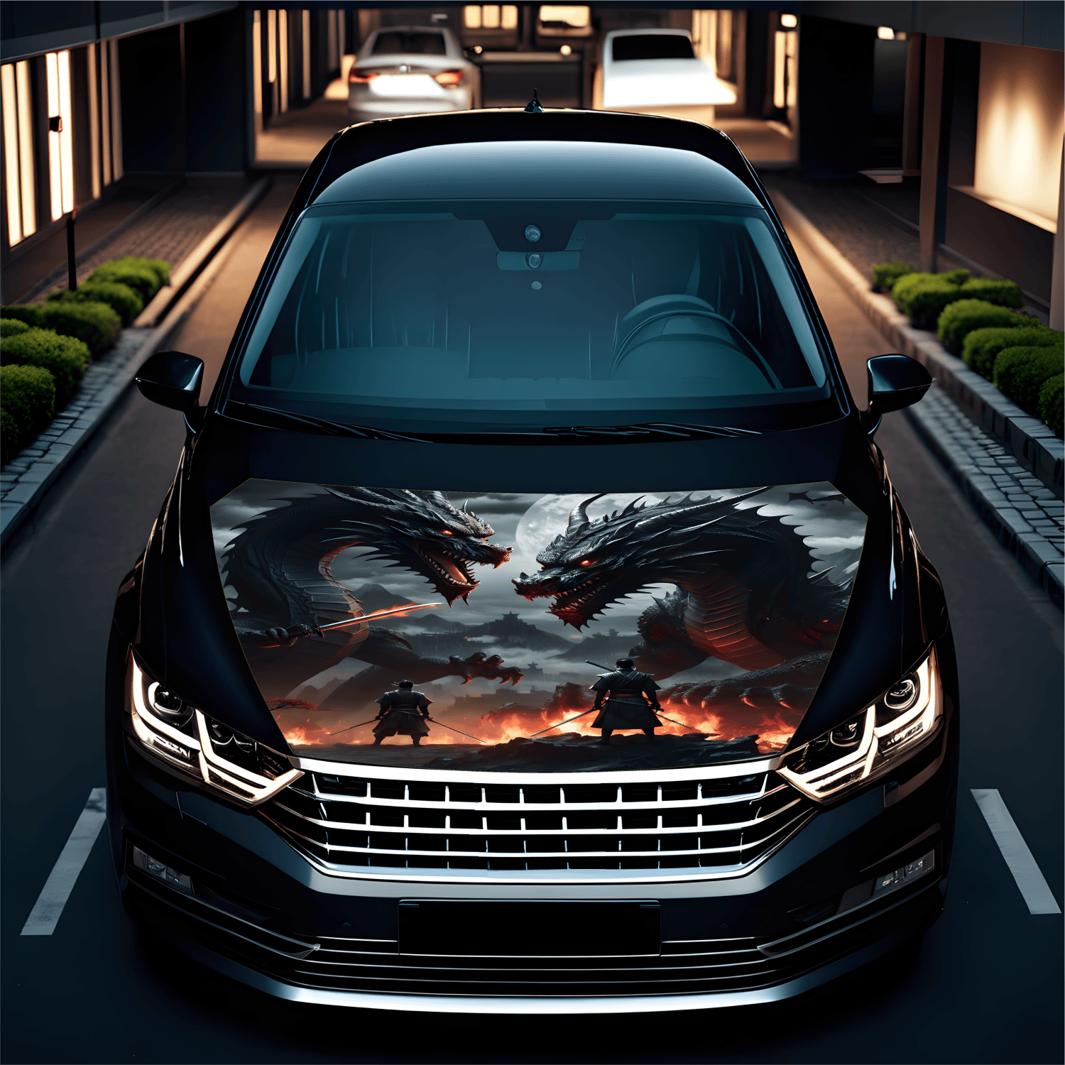 Folie Capota Auto "Hood Art" rezistenta la exterior, marime L (180 x 130cm) - Cod: AVX-CAPOTA-022L - imagine 2