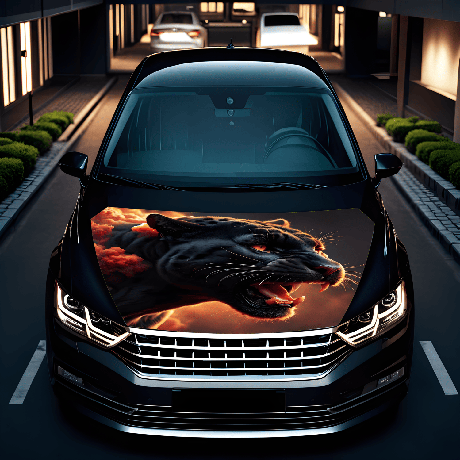 Folie Capota Auto "Hood Art" rezistenta la exterior, marime M (165 x 120cm) - Cod: AVX-CAPOTA-028M - imagine 2