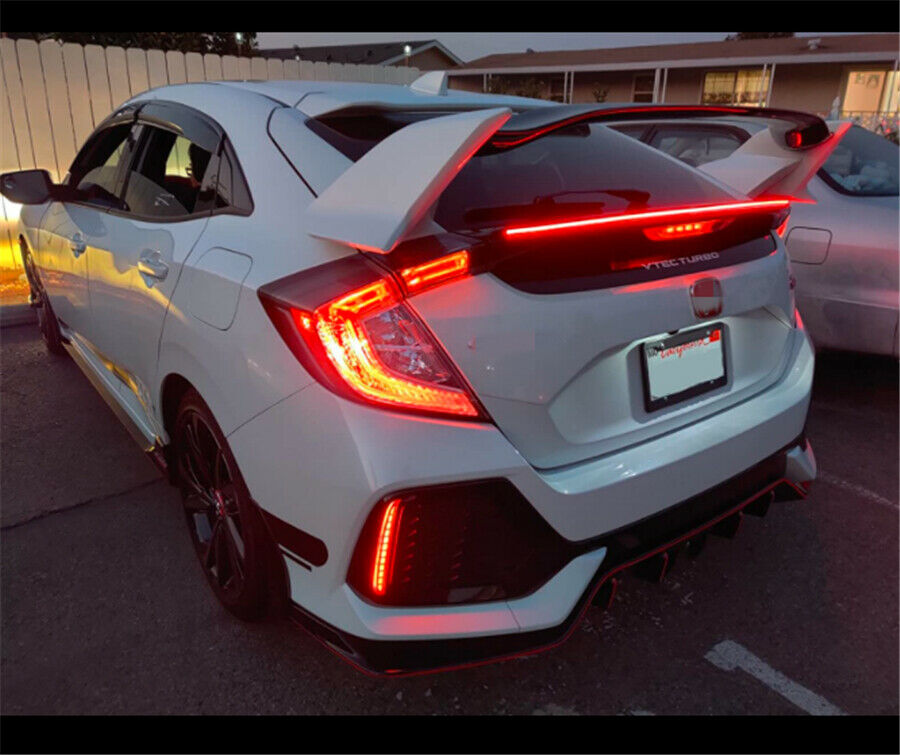 Eleron auto cu lampa stop frana suplimentara pentru autoturisme, 12V, 120cm, Negru - imagine 9