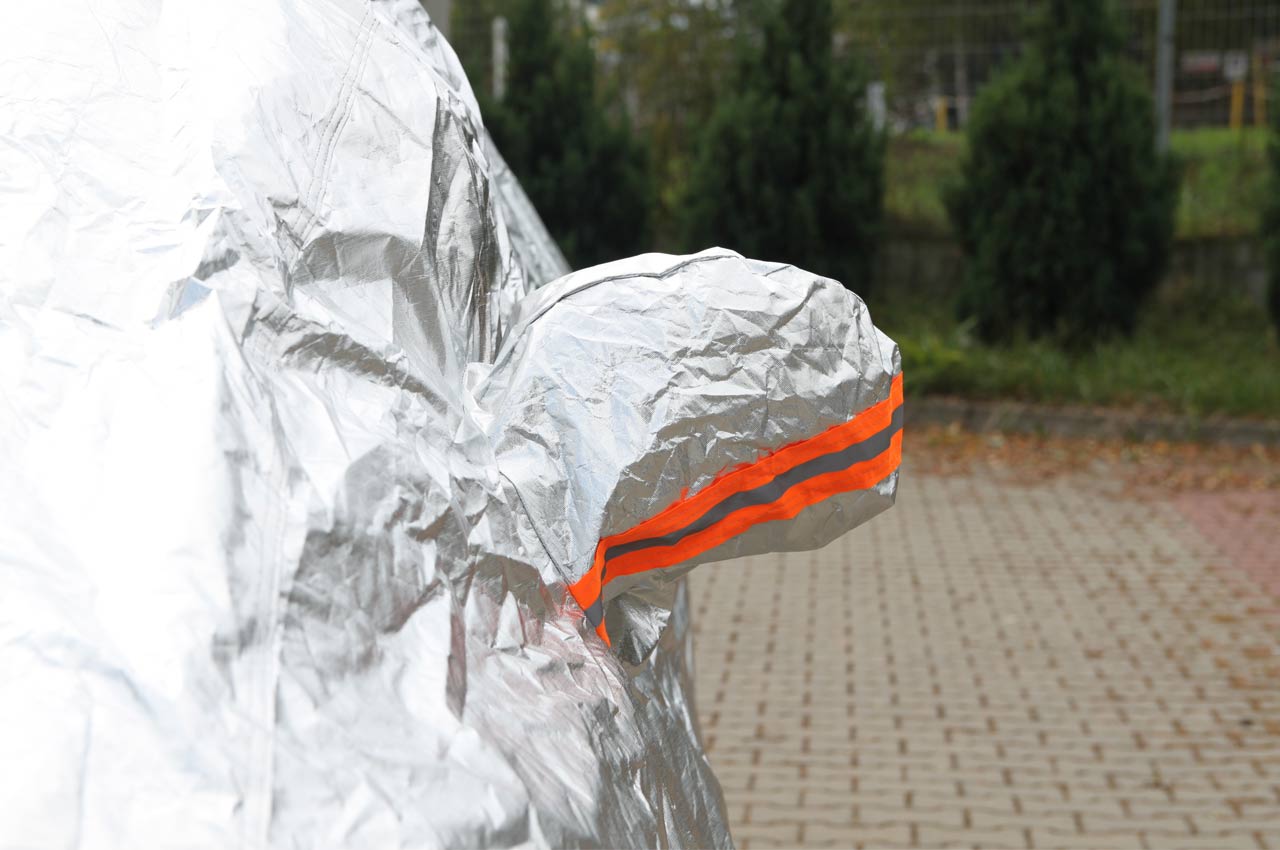 Prelata pentru Autoturisme, culoare argintie, marimea L (480 x 180 x 120cm) - imagine 4