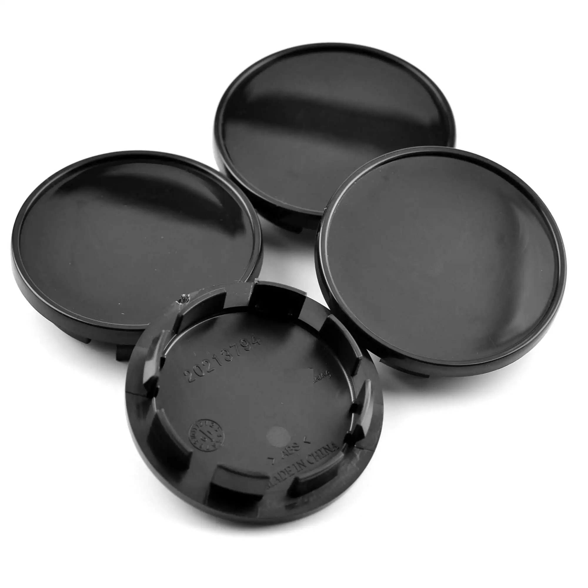 Set 4 capace centrale pentru jante aliaj, diametru 65 mm, culoare negru - imagine 2