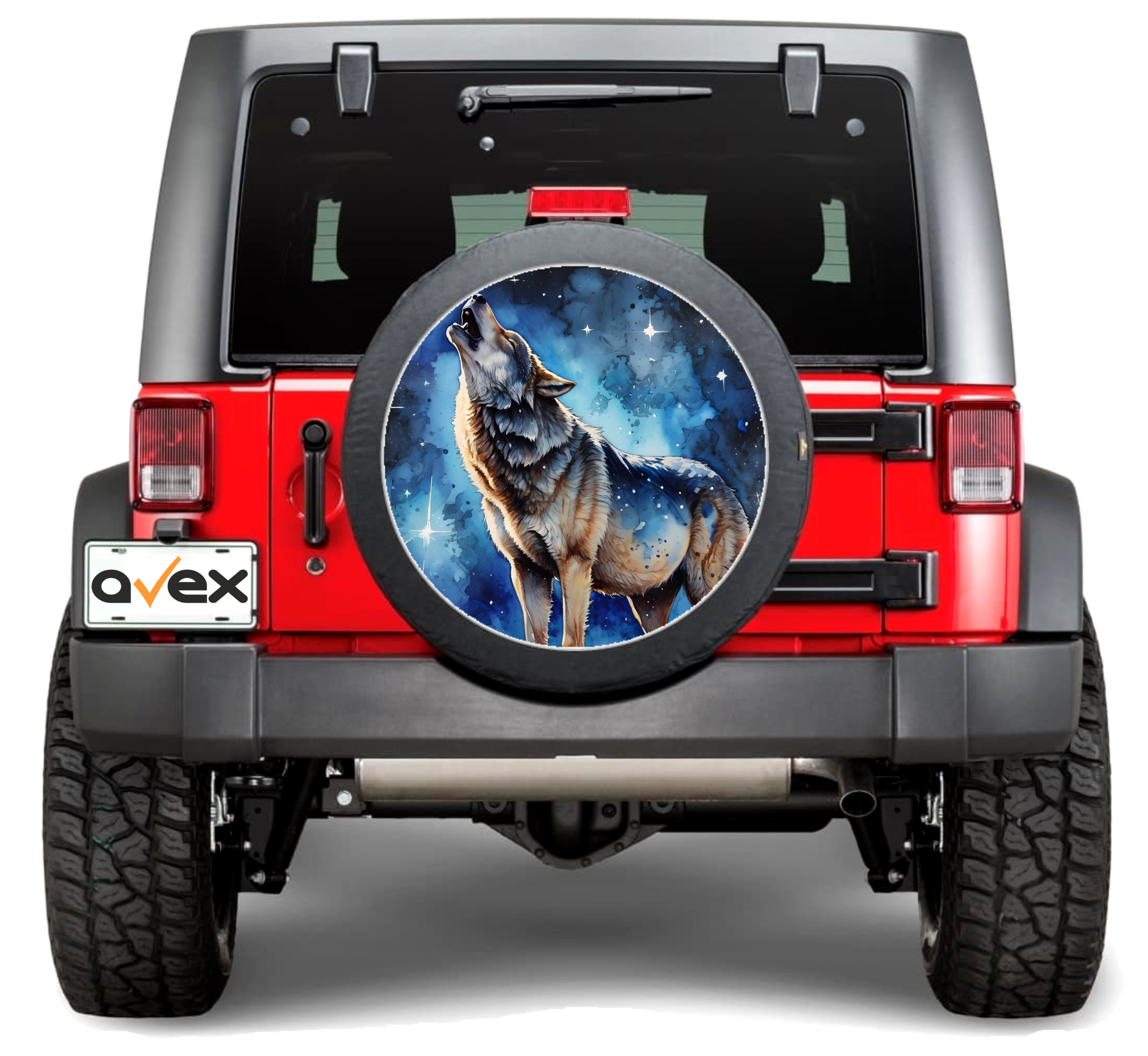 Sticker Auto "Roata de Rezerva" rezistenta la intemperii si raze UV, diametru 55 cm, Cod: AVX-RR01