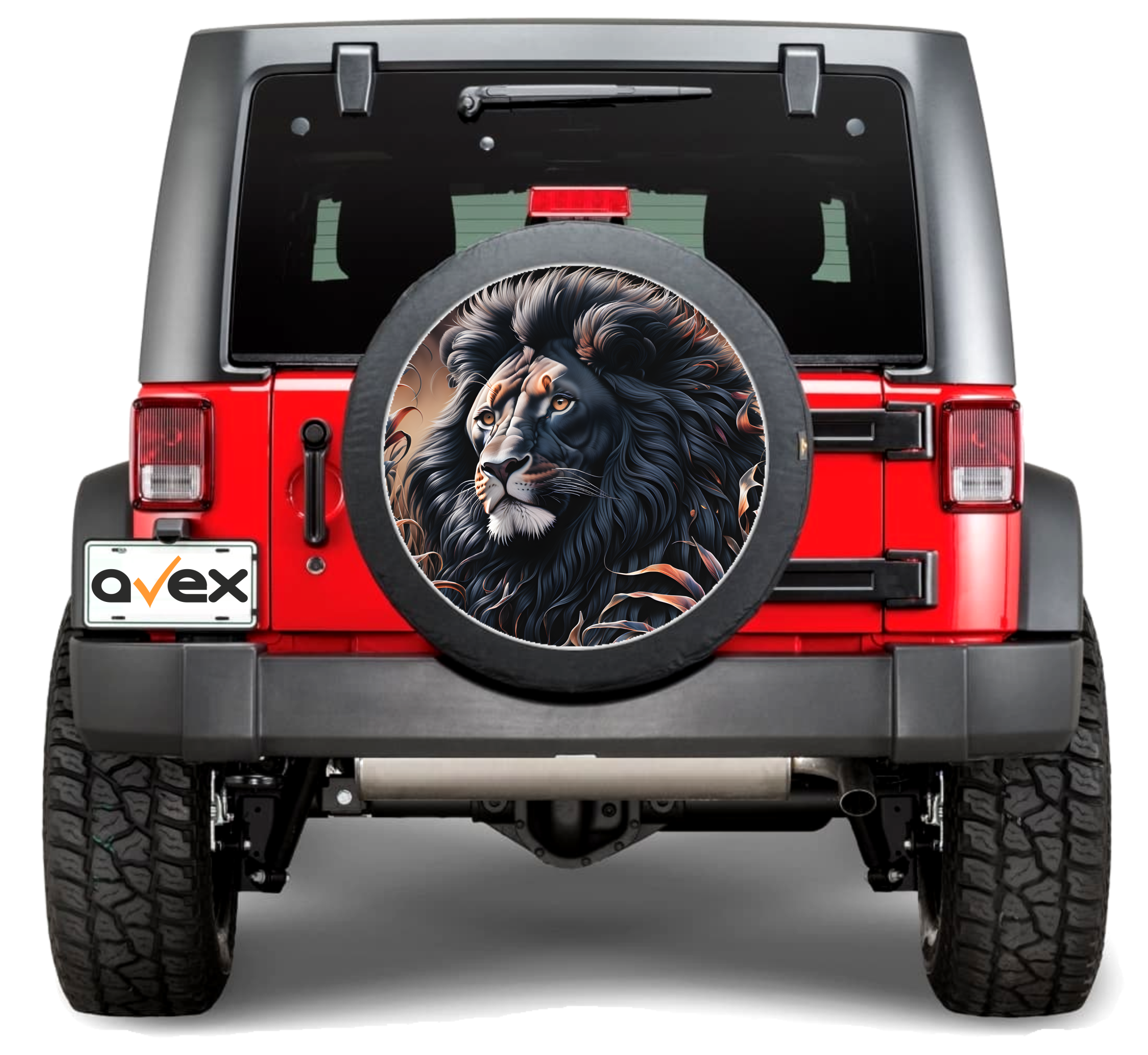 Sticker Auto "Roata de Rezerva" rezistenta la intemperii si raze UV, diametru 55 cm, Cod: AVX-RR04