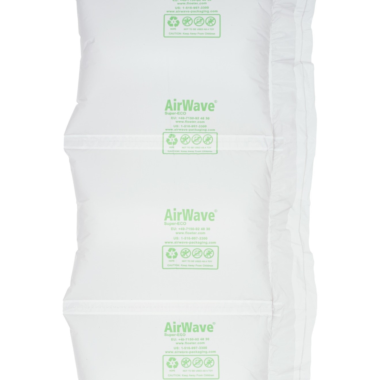 Set 2 role folie pentru utilaje de productie perne cu bule de aer, lungime rola 700m, dimensiune perna 210 x 200 mm