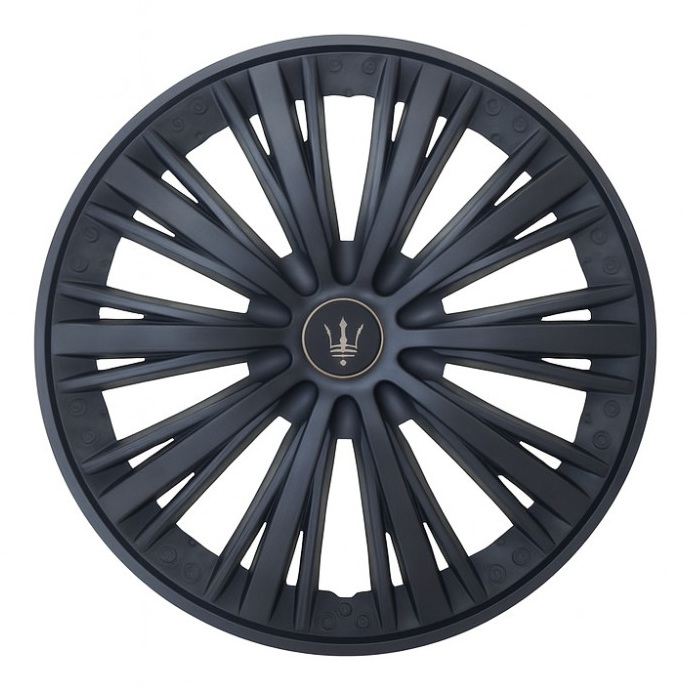 Set 4 capace roti VELAR Shadow, design Sport Multi-Spoke, ABS rezistent, Universal, pentru jante R14