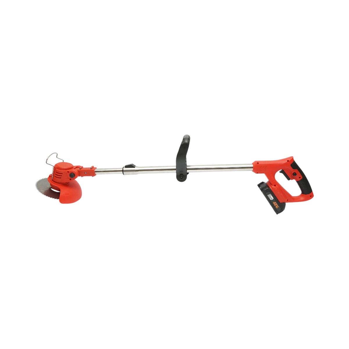Motocoasa, trimmer, pentru tuns iarba, electric, cu acumulator 48V Litiu, 6000 mAh, incarcator si accesorii - imagine 10