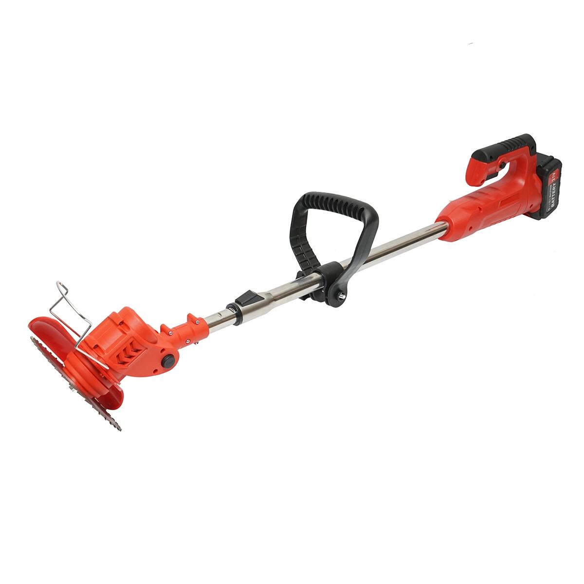 Motocoasa, trimmer, pentru tuns iarba, electric, cu acumulator 21V Litiu, 3000 mAh, incarcator si accesorii - imagine 9