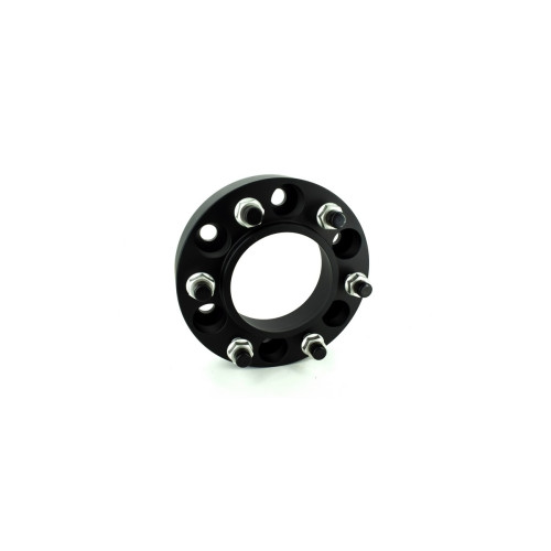 Distantier janta auto 5x139,7, grosime 50mm, culoare negru, cu piulite incluse, diametru central 108.1