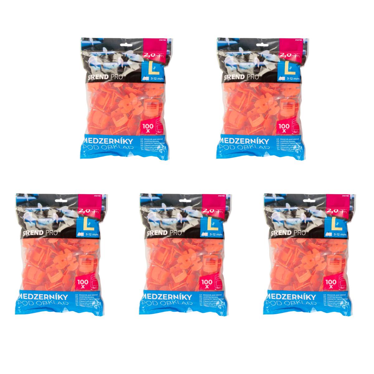 Set 500 distantiere/cleme/clipsuri pentru nivelare si aliniere a placilor ceramice