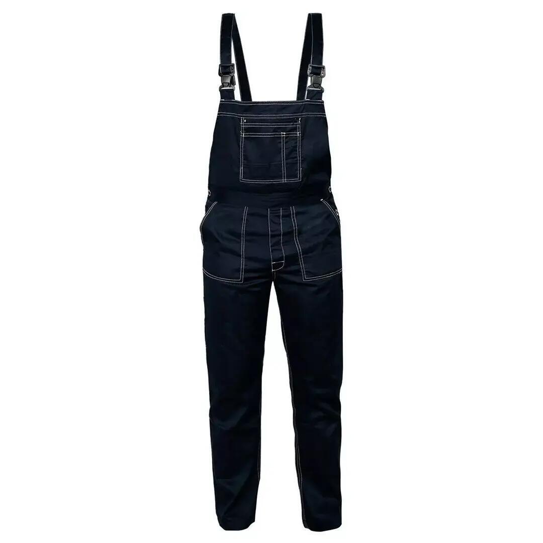 Pantaloni de lucru cu pieptar, salopeta, jacheta, bleumarin, model Twill, marimea M, NEO - imagine 10
