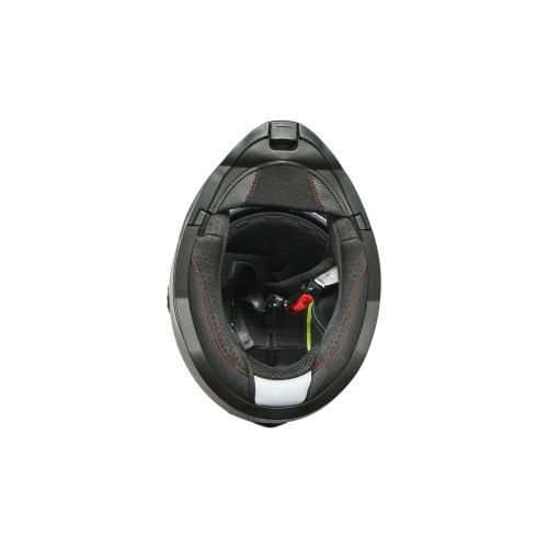 Casca motocross integrala negru mat cu viziera transparenta si ochelari de soare, marimea L, model LION - imagine 6